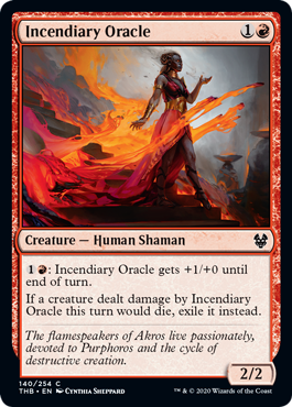 Incendiary Oracle (Theros Beyond Death) Near Mint Foil