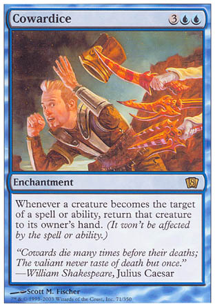 Cowardice (8th Edition) Near Mint Foil