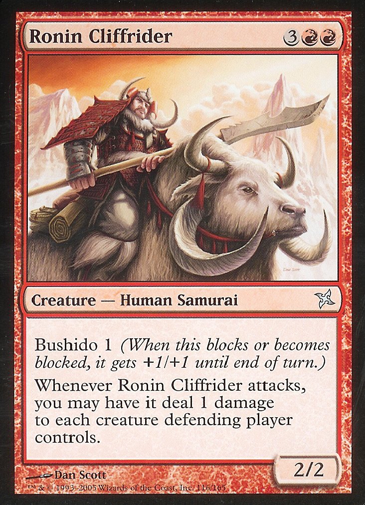Ronin Cliffrider (Betrayers of Kamigawa) Near Mint Foil