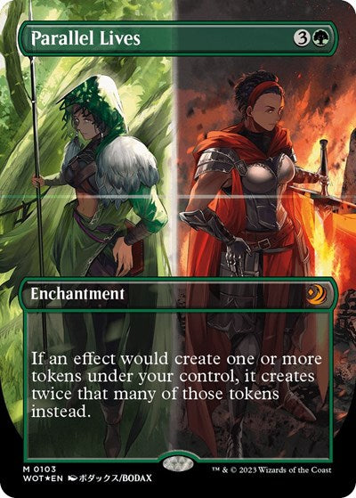 Parallel Lives (Anime Borderless) (Confetti Foil) (Wilds of Eldraine: Enchanting Tales) Near Mint