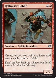 Hellraiser Goblin (Duel Decks: Speed vs Cunning) Near Mint