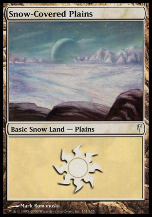 Snow-Covered Plains (Coldsnap) Near Mint Foil