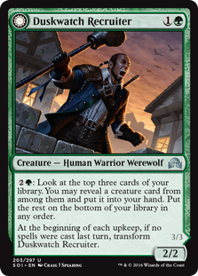 Duskwatch Recruiter (Krallenhorde Howler) (Shadows Over Innistrad) Near Mint