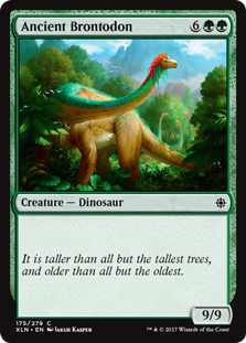 Ancient Brontodon (Ixalan) Near Mint