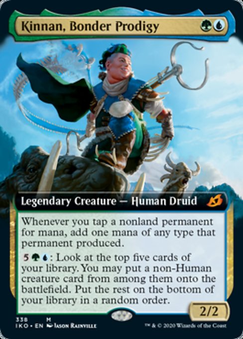 Extended Art Kinnan Bonder Prodigy (Ikoria: Lair of Behemoths) Near Mint