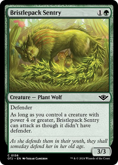 Bristlepack Sentry (Outlaws of Thunder Junction) Near Mint