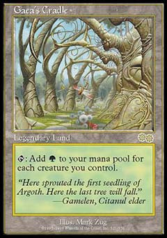 Gaea's Cradle (Urza's Saga) Near Mint Spanish