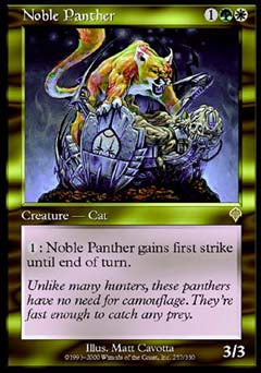 Noble Panther (Invasion) Near Mint Foil
