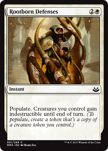 Rootborn Defenses (Modern Masters 2017) Near Mint Foil