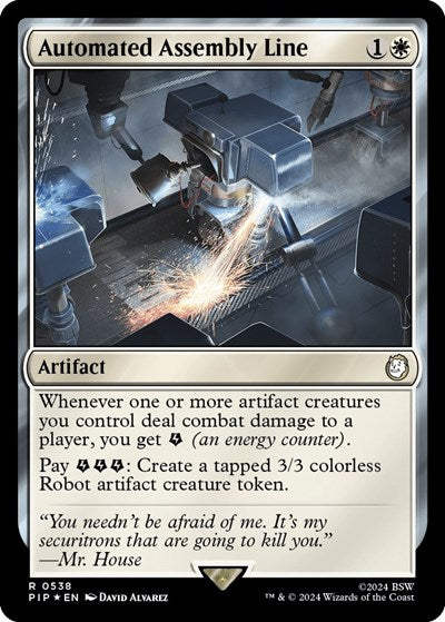 Automated Assembly Line (Surge Foil) (Universes Beyond: Fallout) Near Mint