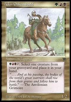 Adun Oakenshield (Legends) Near Mint Italian