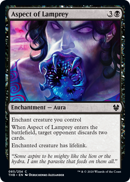 Aspect of Lamprey (Theros Beyond Death) Near Mint Foil
