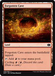 Forgotten Cave (Duel Decks: Merfolk vs Goblins) Near Mint