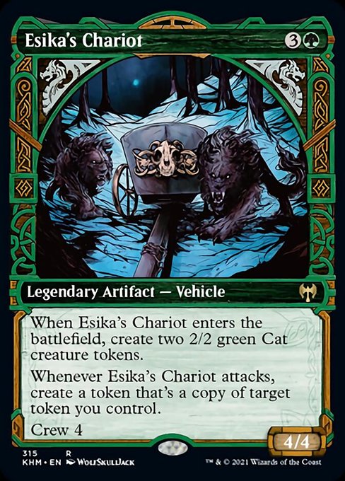 Esika's Chariot (Showcase) (Kaldheim) Near Mint Foil