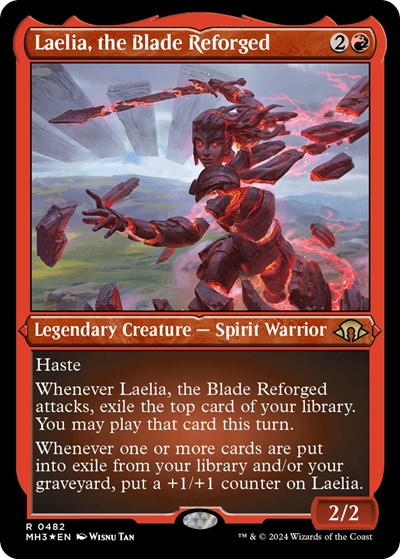 Laelia, the Blade Reforged (Foil Etched) (Modern Horizons 3) Near Mint