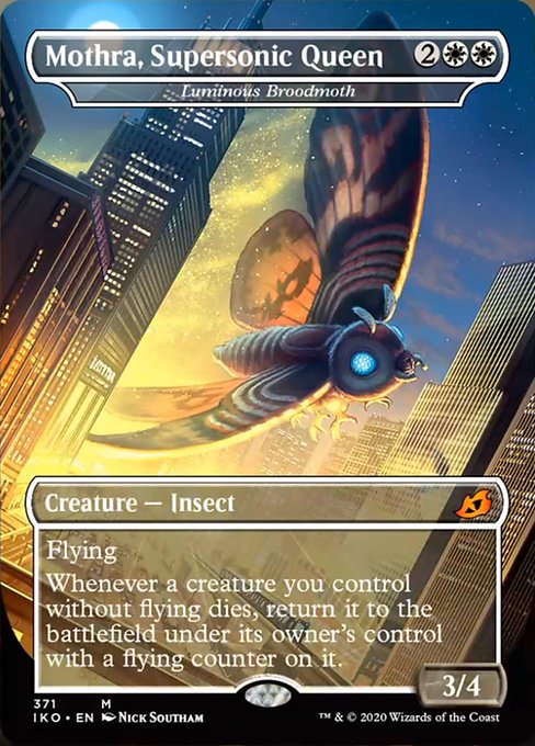 Mothra, Supersonic Queen (Ikoria: Lair of Behemoths) Near Mint Foil