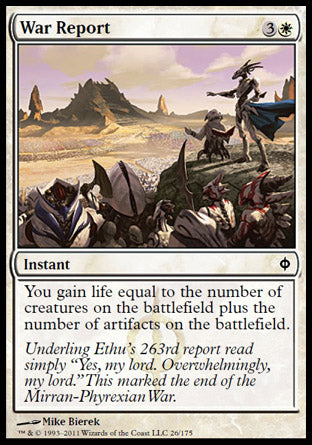 War Report (New Phyrexia) Near Mint Foil