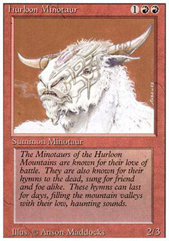 Hurloon Minotaur (Revised) Light Play