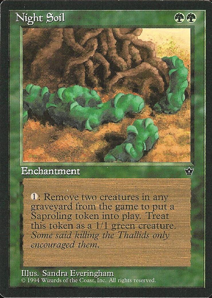 Night Soil (1) (Fallen Empires) Near Mint