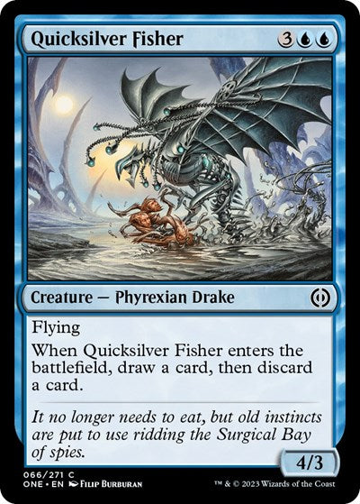 Quicksilver Fisher (Phyrexia: All Will Be One) Near Mint
