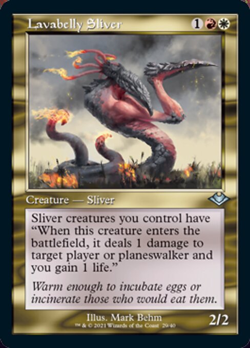 Lavabelly Sliver (Modern Horizons 1 Retro Frames) Near Mint Foil