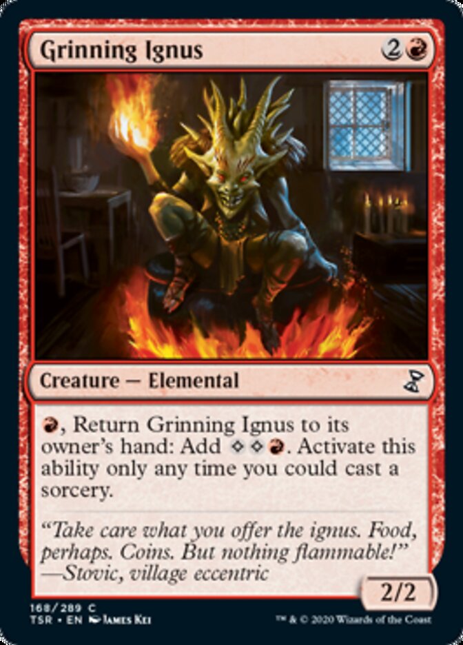 Grinning Ignus (Time Spiral Remastered) Near Mint Foil