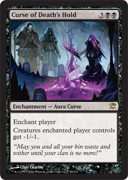 Curse of Death's Hold   (Innistrad) Near Mint Foil