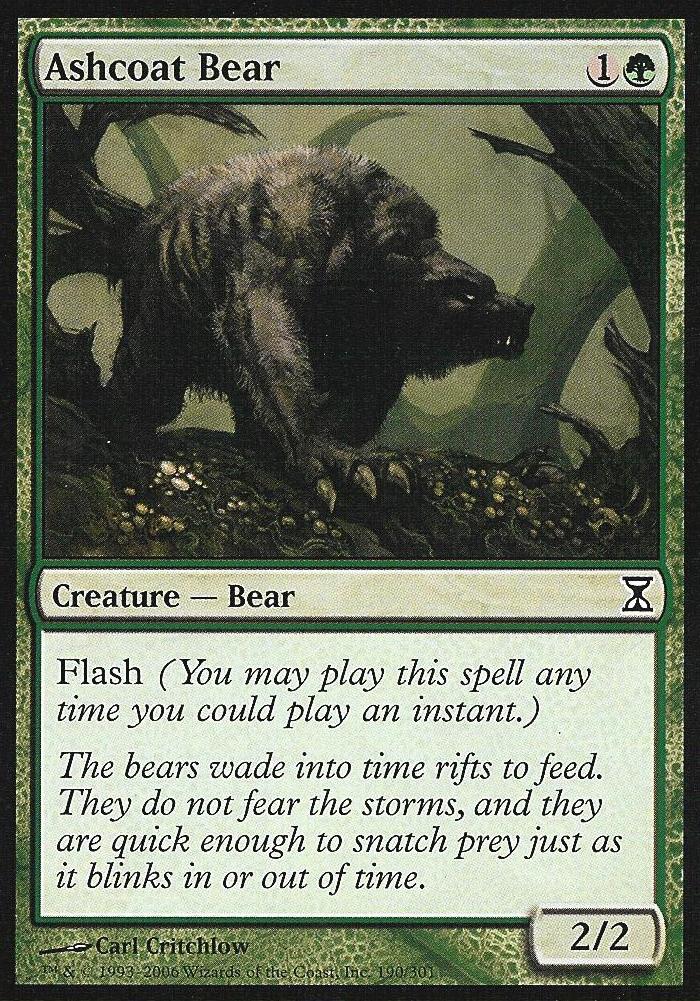 Ashcoat Bear (Time Spiral) Near Mint Foil