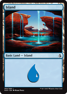 Island (260) (Amonkhet) Near Mint