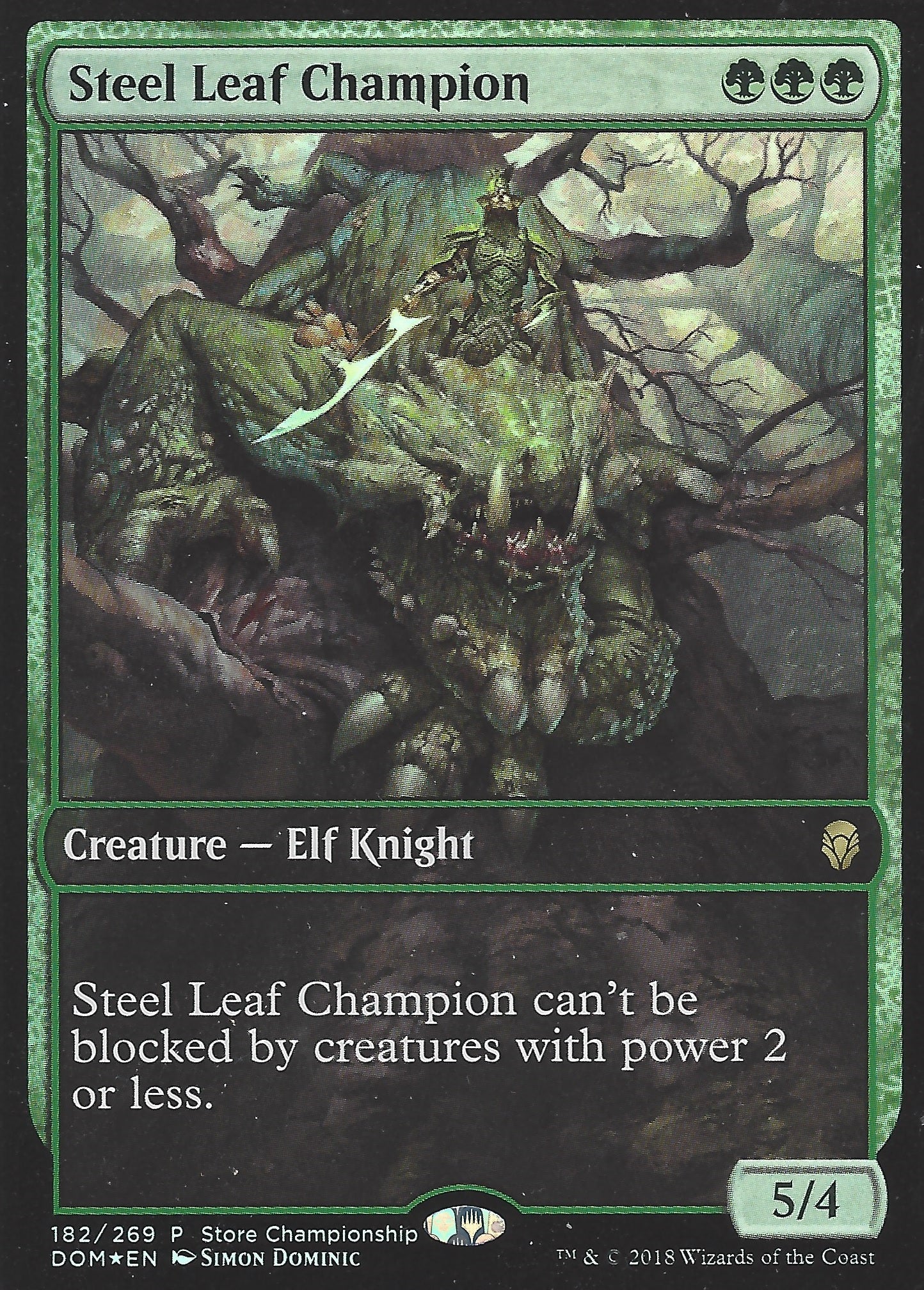 Steel Leaf Champion (Store Championship) (Promotional Cards) Near Mint Foil