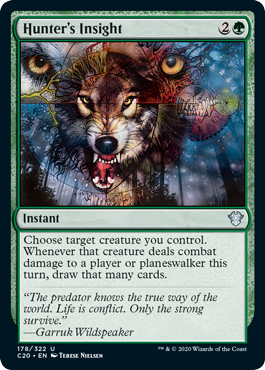 Hunter's Insight (Commander 2020 Ikoria) Near Mint