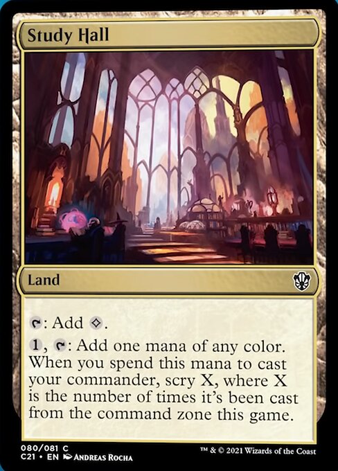Study Hall (Commander 2021 Strixhaven) Near Mint
