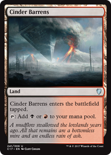 Cinder Barrens (Commander 2017) Near Mint