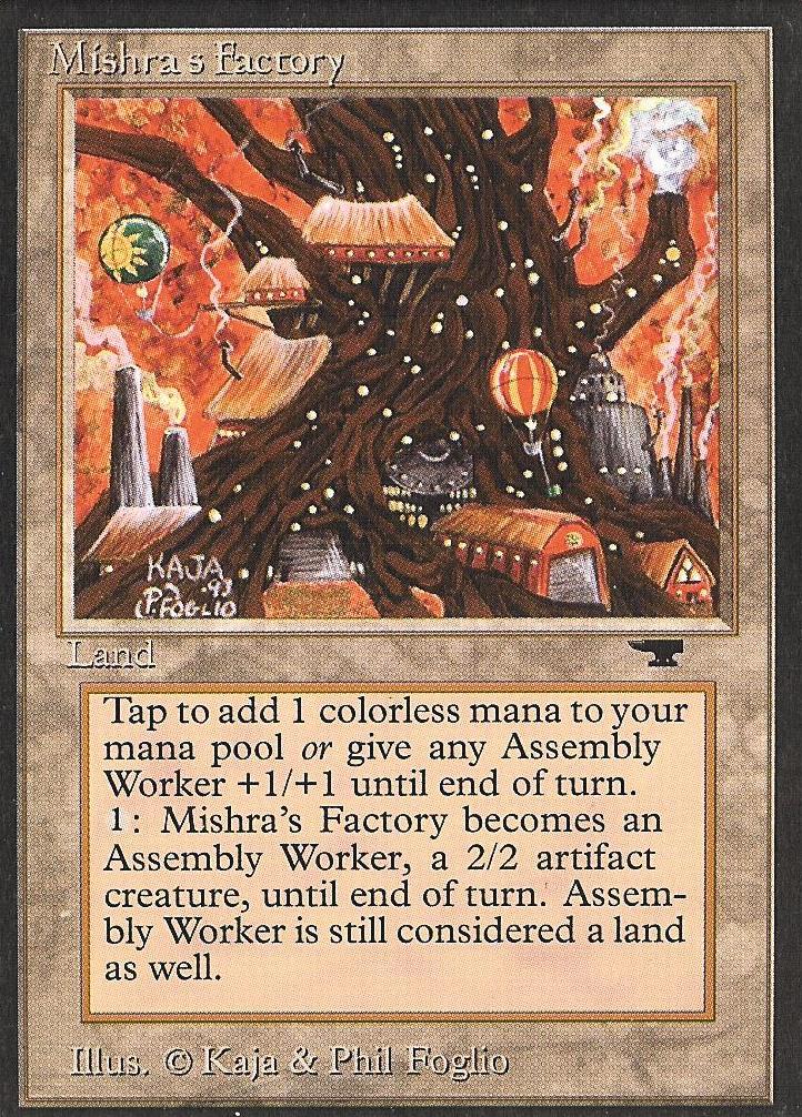 Mishra's Factory (Autumn Orange) (Antiquities) Near Mint