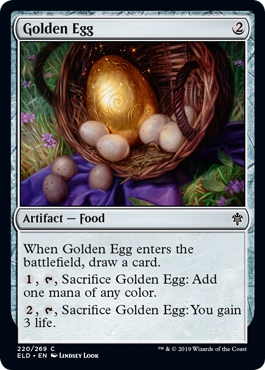 Golden Egg (Throne of Eldraine) Near Mint Foil