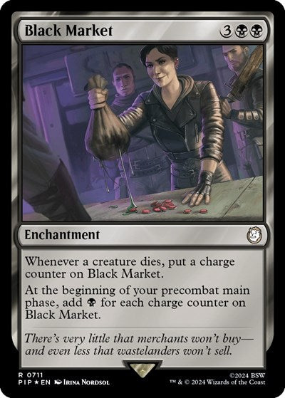 Black Market (Surge Foil) (Universes Beyond: Fallout) Near Mint