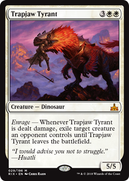 Trapjaw Tyrant (Rivals of Ixalan) Near Mint