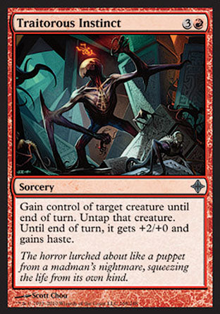 Traitorous Instinct (Rise of the Eldrazi) Near Mint Foil