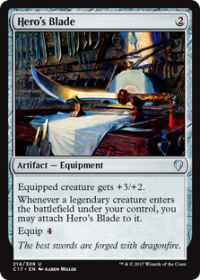 Hero's Blade (Commander 2017) Near Mint