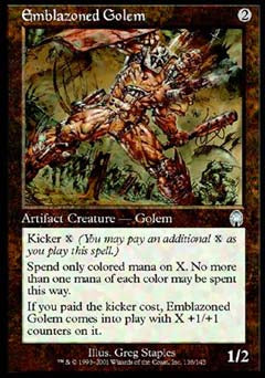 Emblazoned Golem (Apocalypse) Near Mint