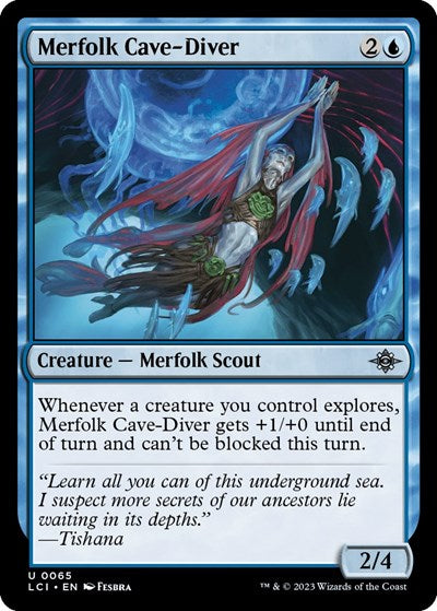 Merfolk Cave-Diver (The Lost Caverns of Ixalan) Near Mint