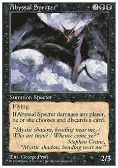 Abyssal Specter (5th Edition) Light Play