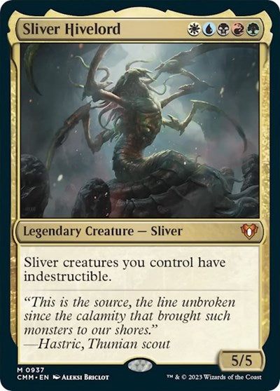Sliver Hivelord (Commander Masters) Near Mint