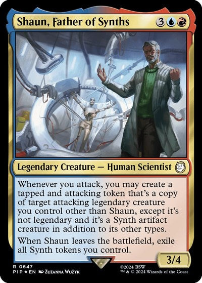 Shaun, Father of Synths (Surge Foil) (Universes Beyond: Fallout) Near Mint
