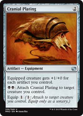 Cranial Plating (Modern Masters 2015) Near Mint Foil