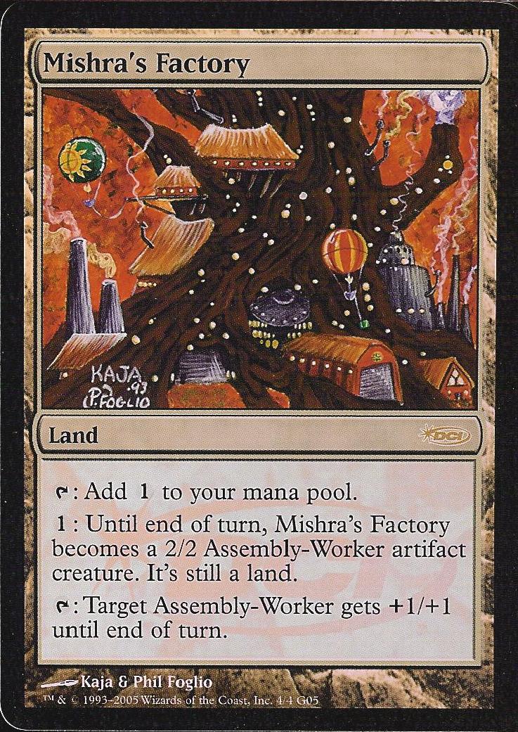 Mishra's Factory (DCI Judge) (Promotional Cards) Near Mint Foil
