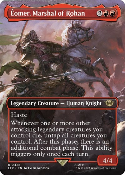Eomer, Marshal of Rohan (Borderless) (Universes Beyond: The Lord of the Rings: Tales of Middle-earth) Near Mint Foil