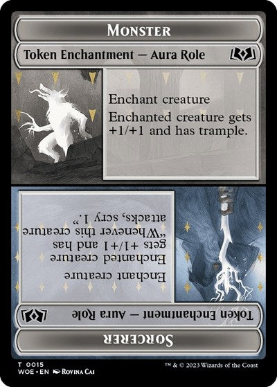 Monster Role / Sorcerer Role Token (Wilds of Eldraine) Near Mint