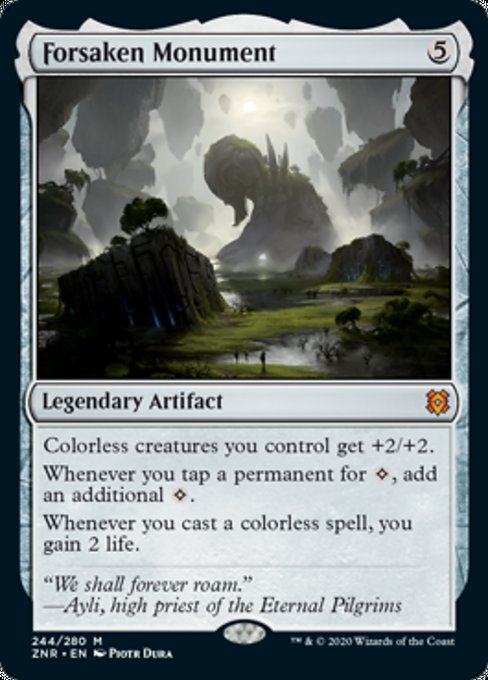 Forsaken Monument (Zendikar Rising) Near Mint Foil
