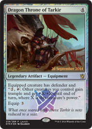 Dragon Throne of Tarkir (Khans of Tarkir) Near Mint Foil